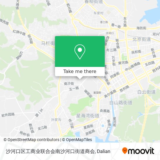 沙河口区工商业联合会南沙河口街道商会 map