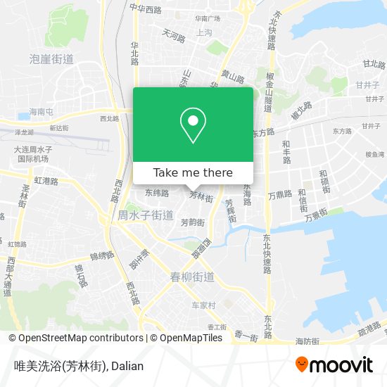 唯美洗浴(芳林街) map