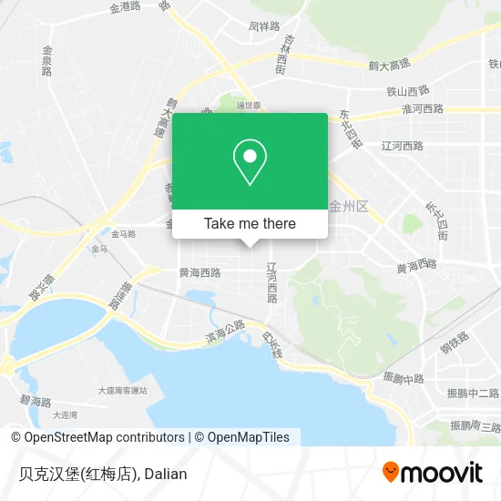 贝克汉堡(红梅店) map