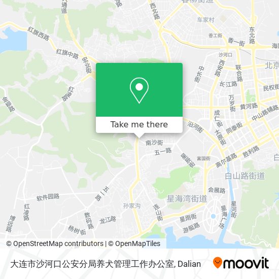 大连市沙河口公安分局养犬管理工作办公室 map