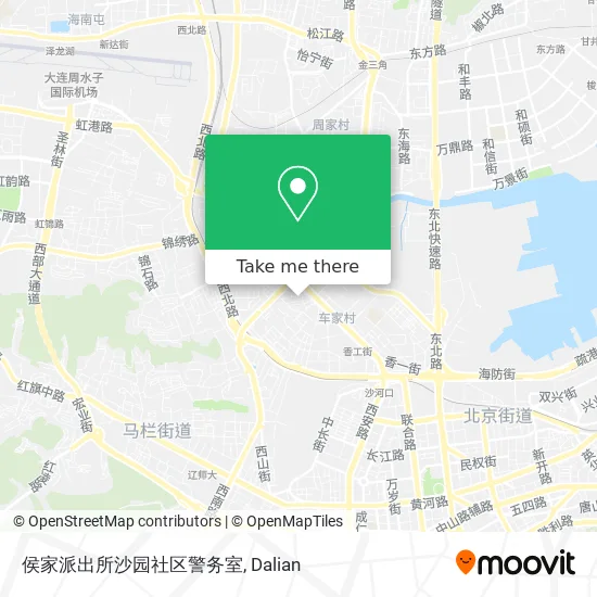 侯家派出所沙园社区警务室 map