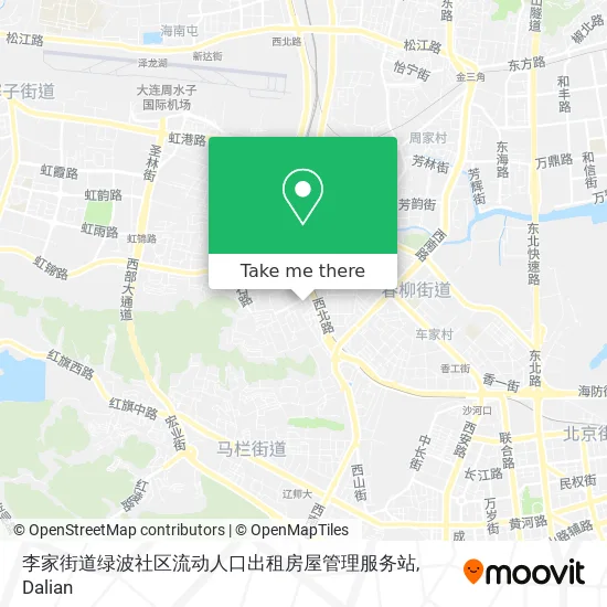 李家街道绿波社区流动人口出租房屋管理服务站 map