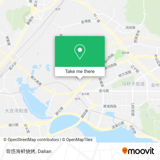 骨惑海鲜烧烤 map