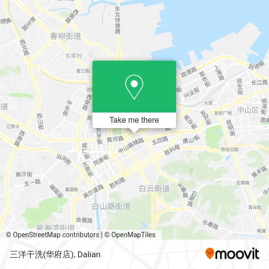 三洋干洗(华府店) map