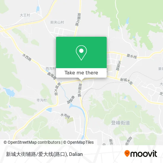 新城大街辅路/爱大线(路口) map