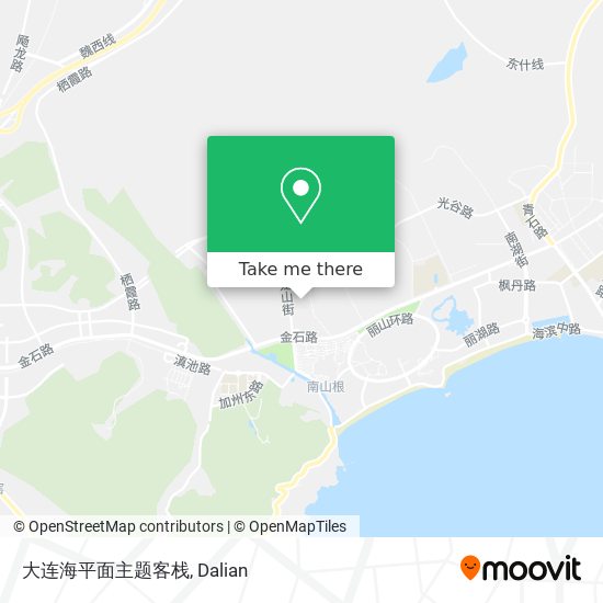大连海平面主题客栈 map