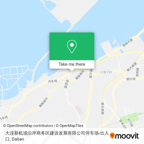 大连新机场沿岸商务区建设发展有限公司停车场-出入口 map