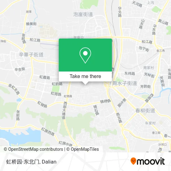 虹桥园-东北门 map