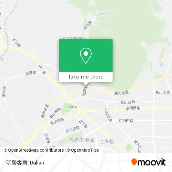 明馨客房 map