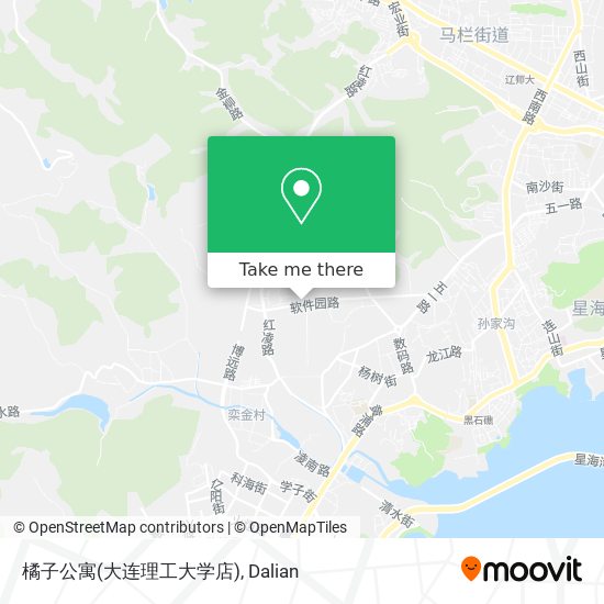 橘子公寓(大连理工大学店) map