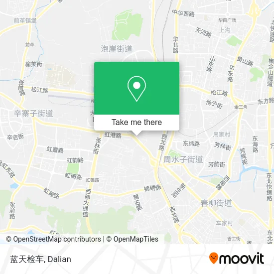 蓝天检车 map