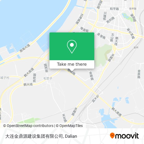 大连金鼎源建设集团有限公司 map
