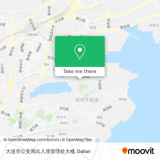 大连市公安局出入境管理处大楼 map