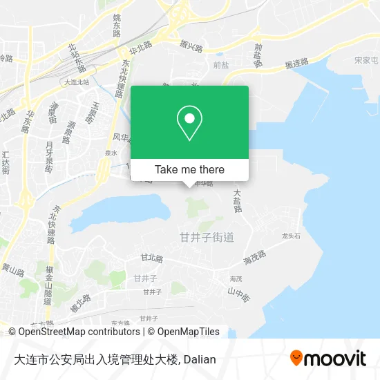 大连市公安局出入境管理处大楼 map