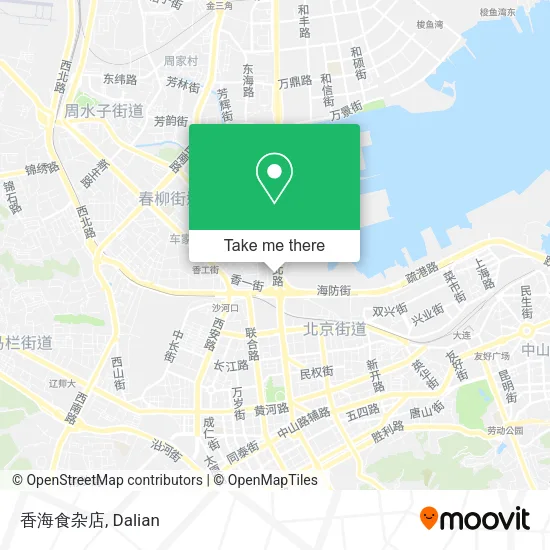 香海食杂店 map