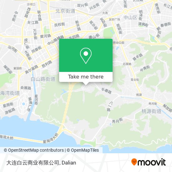 大连白云商业有限公司 map