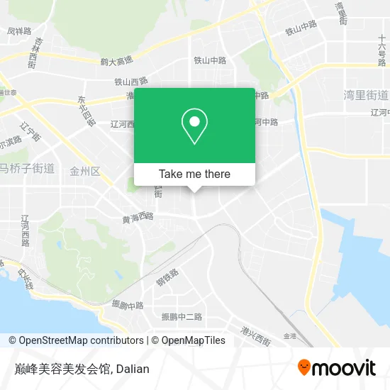 巅峰美容美发会馆 map