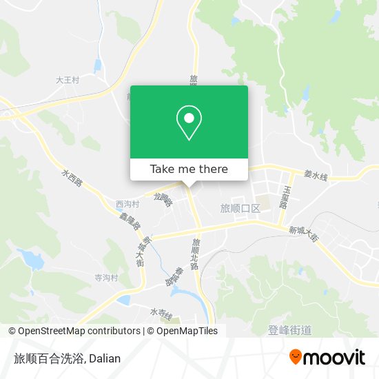 旅顺百合洗浴 map