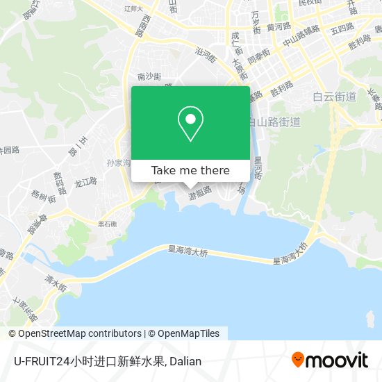 U-FRUIT24小时进口新鲜水果 map