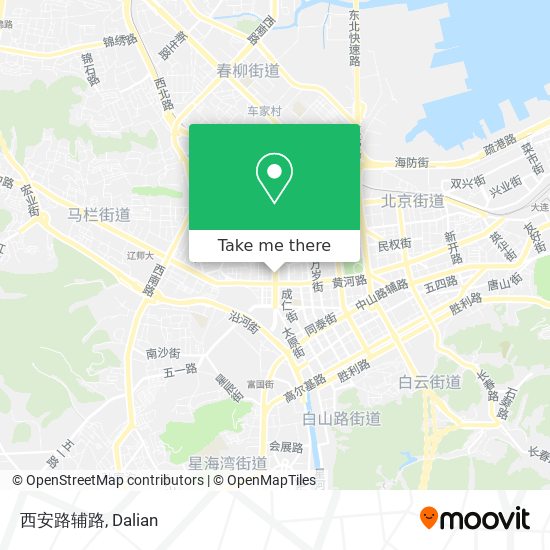 西安路辅路 map