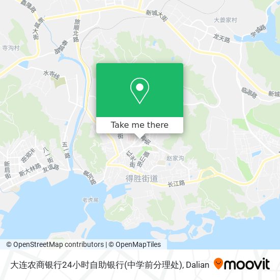 大连农商银行24小时自助银行(中学前分理处) map
