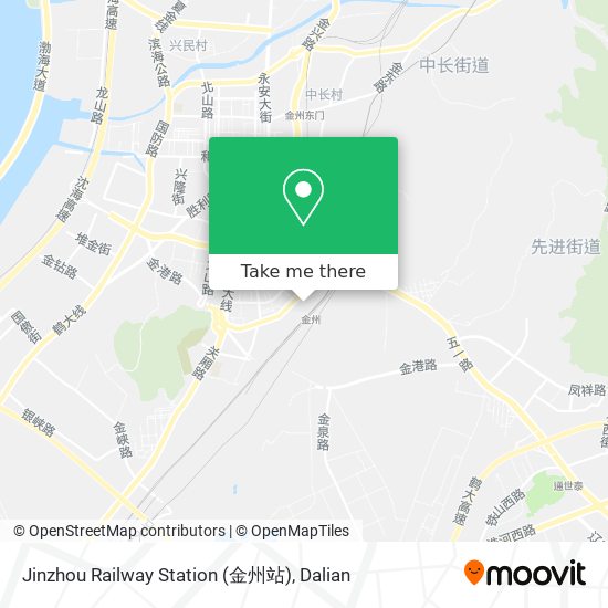 Jinzhou Railway Station (金州站) map