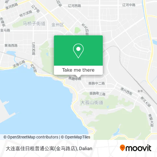 大连嘉佳日租普通公寓(金马路店) map