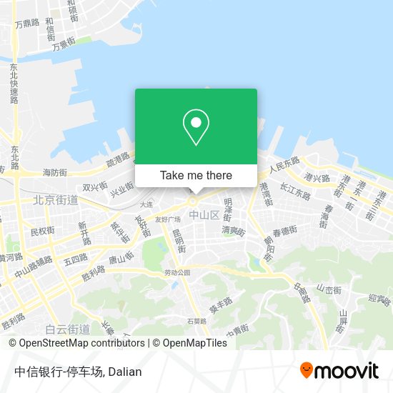中信银行-停车场 map