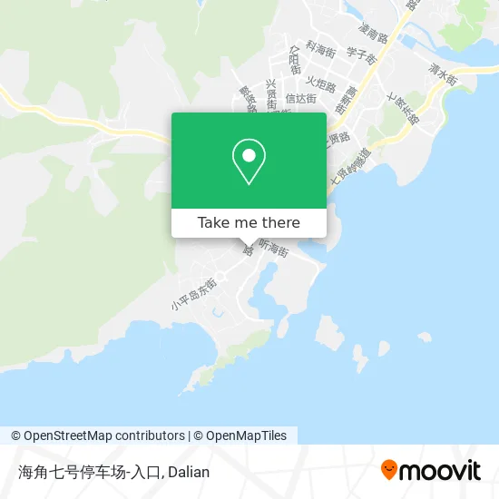 海角七号停车场-入口 map