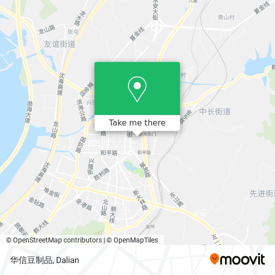华信豆制品 map