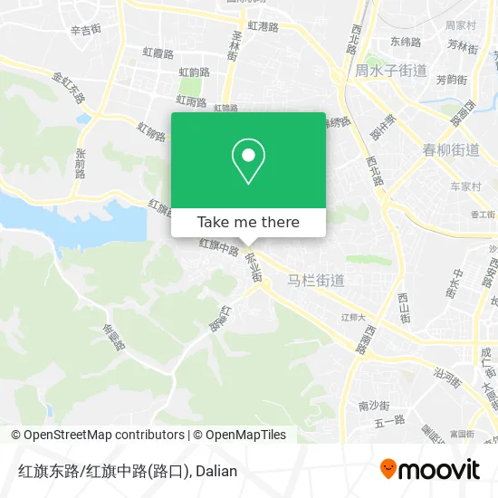 红旗东路/红旗中路(路口) map