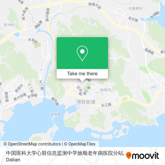 中国医科大学心脏信息监测中学旅顺老年病医院分站 map