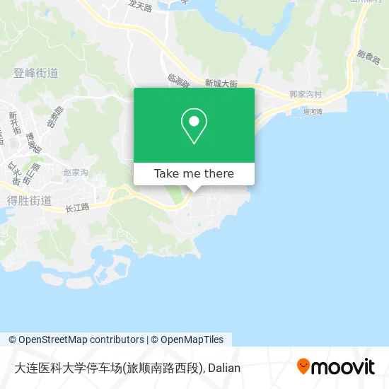 大连医科大学停车场(旅顺南路西段) map