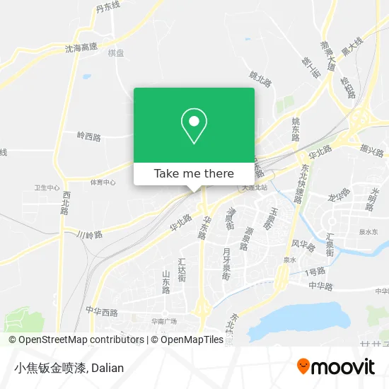 小焦钣金喷漆 map