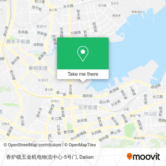 香炉礁五金机电物流中心-5号门 map