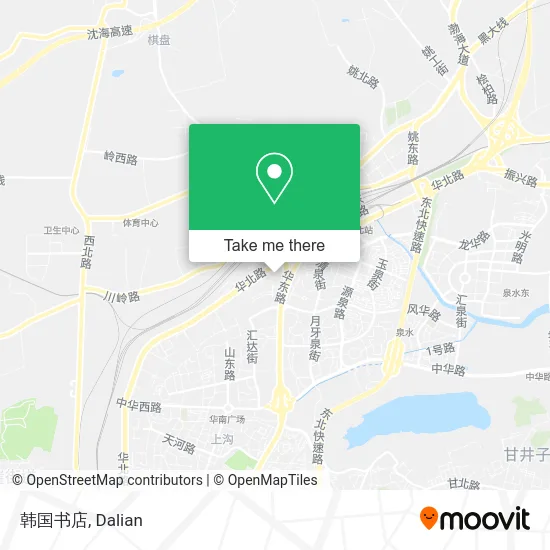 韩国书店 map