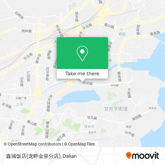 鑫城饭店(龙畔金泉分店) map