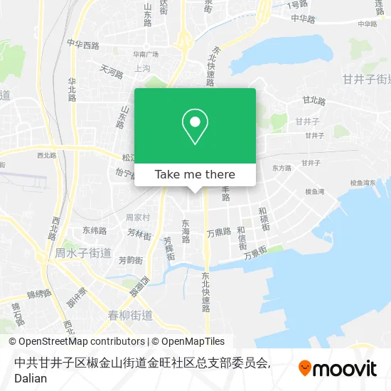 中共甘井子区椒金山街道金旺社区总支部委员会 map