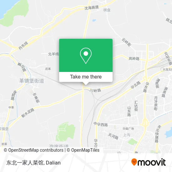 东北一家人菜馆 map