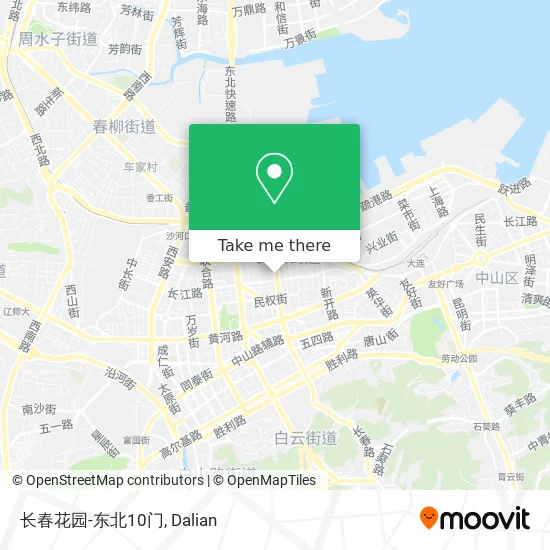 长春花园-东北10门 map