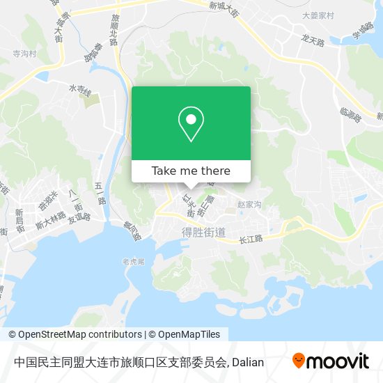 中国民主同盟大连市旅顺口区支部委员会 map