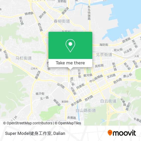 Super Model健身工作室 map