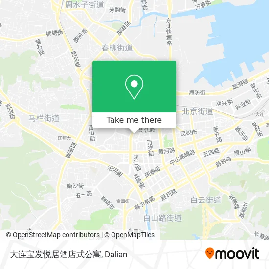 大连宝发悦居酒店式公寓 map