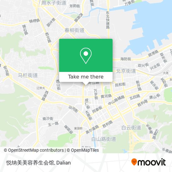 悦纳美美容养生会馆 map