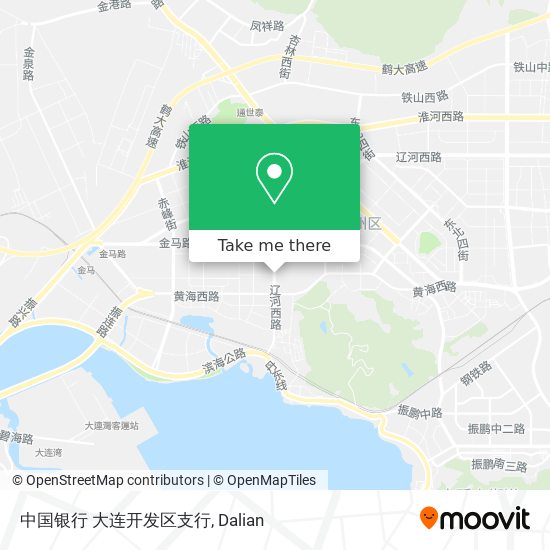 中国银行 大连开发区支行 map