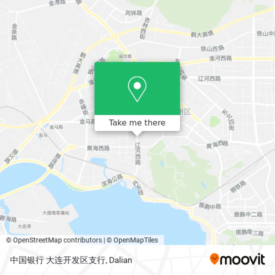 中国银行 大连开发区支行 map