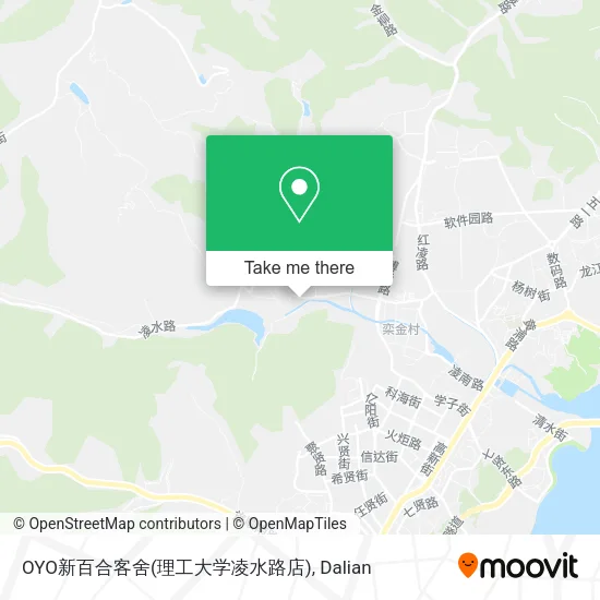 OYO新百合客舍(理工大学凌水路店) map