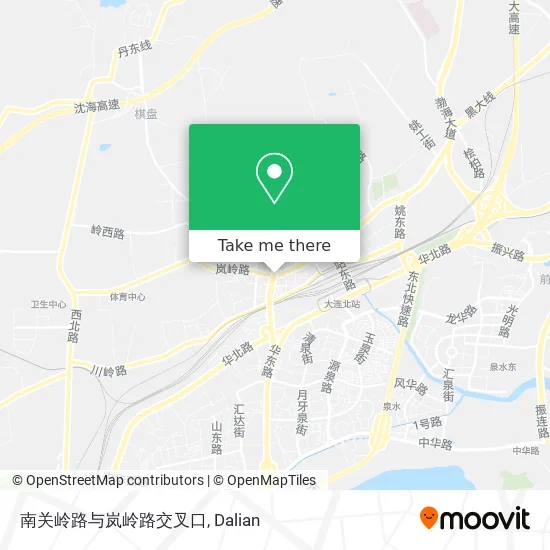 南关岭路与岚岭路交叉口 map