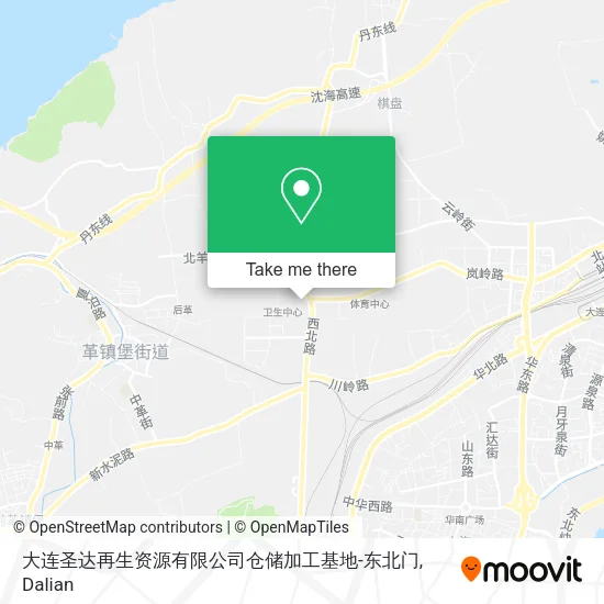 大连圣达再生资源有限公司仓储加工基地-东北门 map