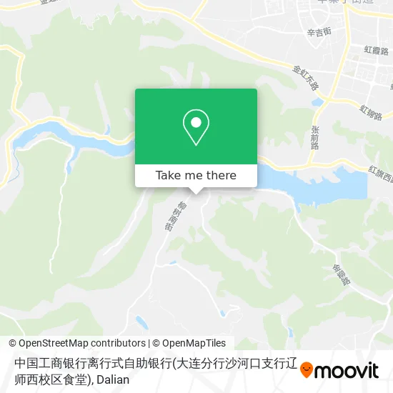 中国工商银行离行式自助银行(大连分行沙河口支行辽师西校区食堂) map